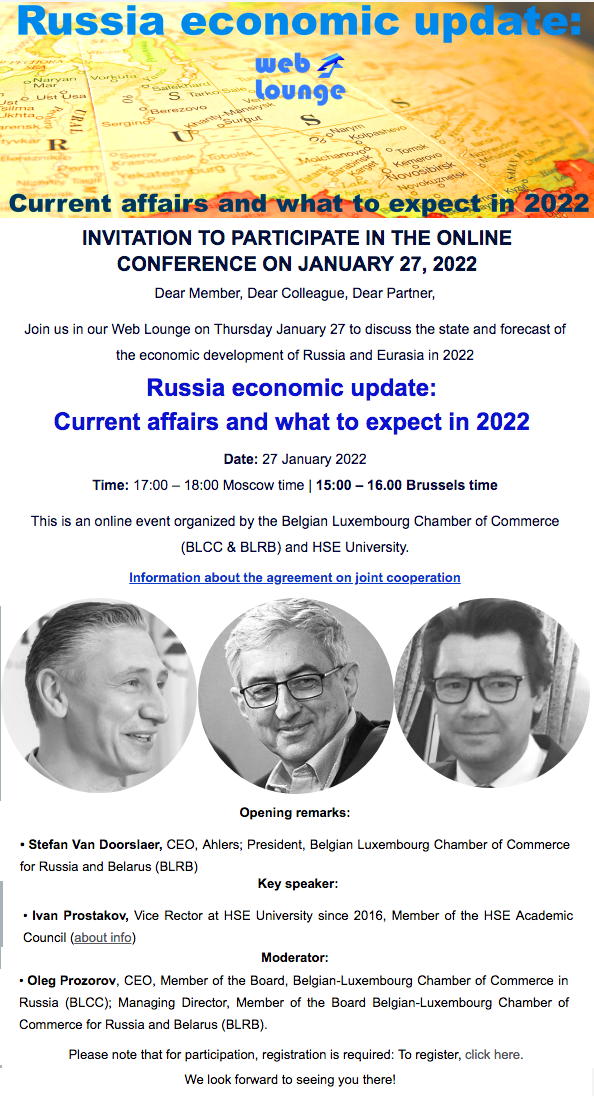 Russia economic update : Current affairs and what to expect in 2022.